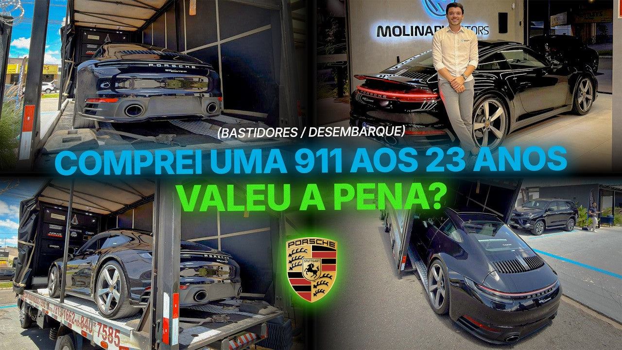 COMPREI UMA 911 AOS 23 ANOS (BASTIDORES DESEMBARQUE)