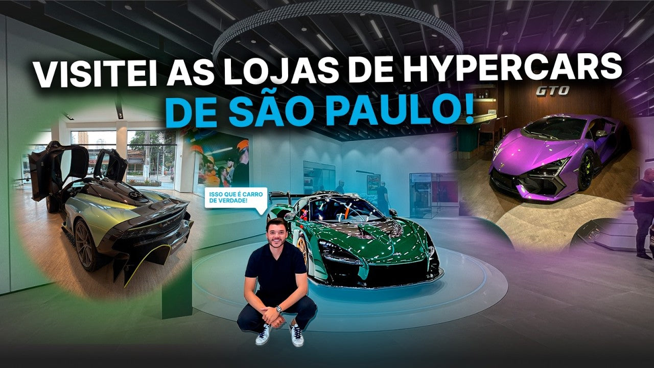 VLOG: FUI PRA SP VISITAR LOJAS DE HYPERCARROS